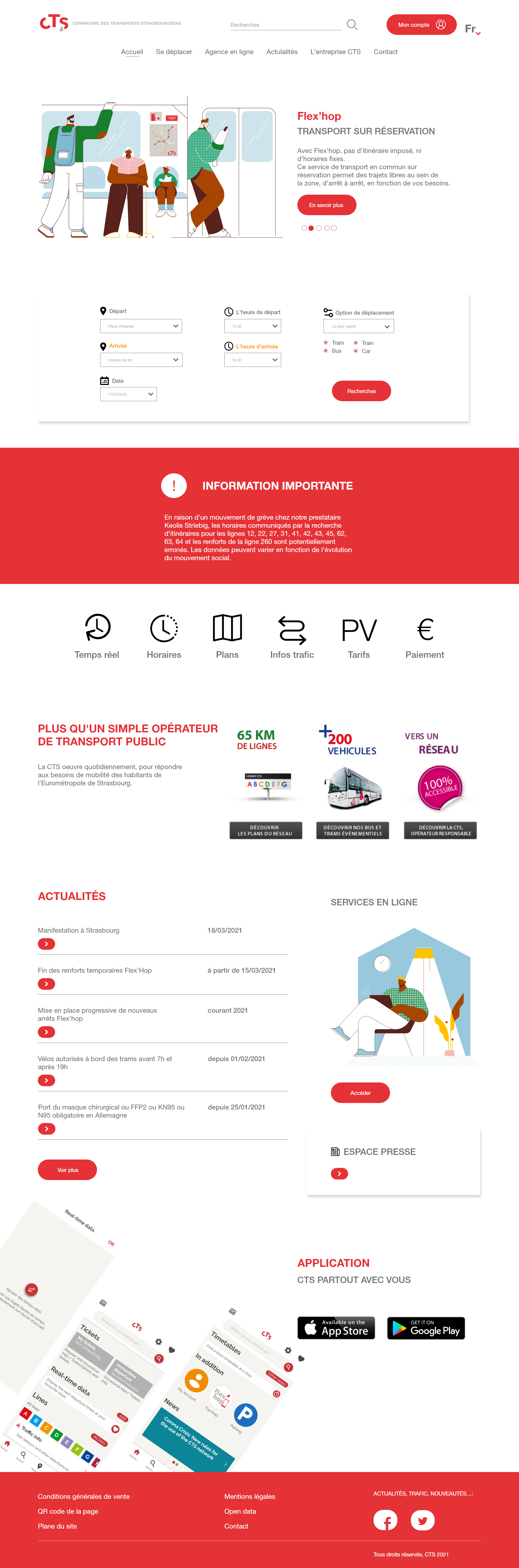 CTS Home page