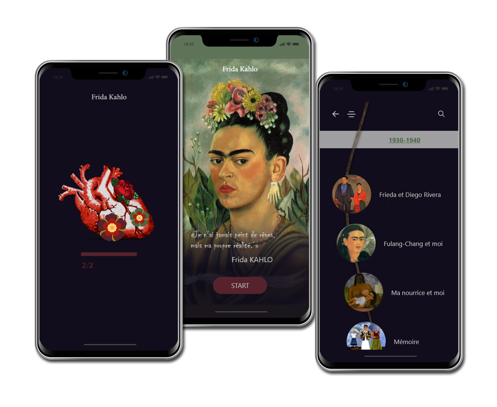 Artiste app Frida Kahlo